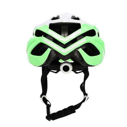 Cyklistická helma šedo-zelená, velikost S (50-58cm)