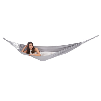 Grey Hammock 200x100 cm – Durable Outdoor Use
