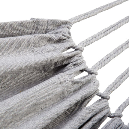 Grey Hammock 200x100 cm – Durable Outdoor Use