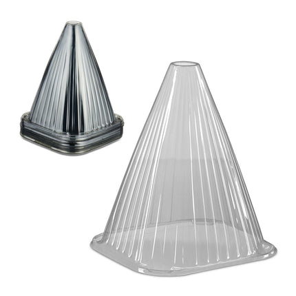 Grey Plant Protection Cones, Set of 32
