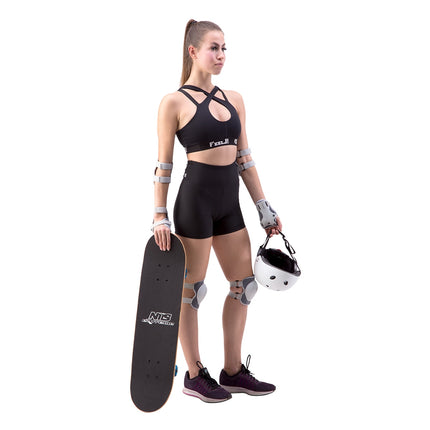 Grey Size L Helmet Protectors Set