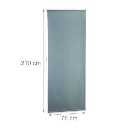 Graue Thermische Verdunkelungsrollos, 60-120cm Verstellbar