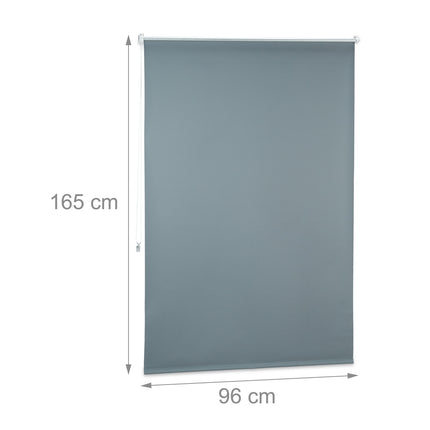 Graue Thermo-Verdunkelungsrollos, 60-120cm verstellbar
