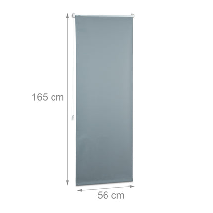 Termo zatemňovací žaluzie, nastavitelné 60-120cm, šedé