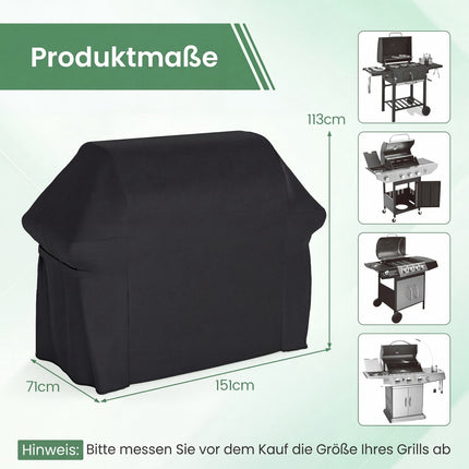 Grill Cover, Waterproof Oxford Fabric, 151x71x113 cm