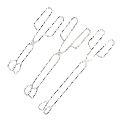 Grillzangen-Set, 3-teilig – Edelstahl-BBQ-Besteck