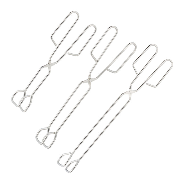 Grillzangen-Set, 3-teilig – Edelstahl-BBQ-Besteck