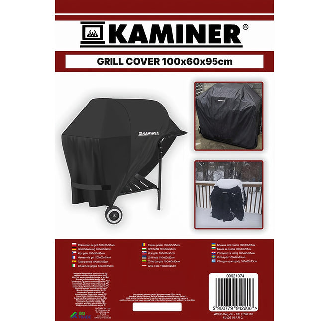 Grillabdeckung 100x60x95cm Kaminer 21074 