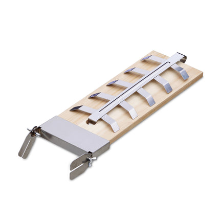 Grillplanke ganzer gegrillter Lachs Seite 2er Set