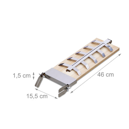 Grillplanke ganzer gegrillter Lachs Seite 2er Set