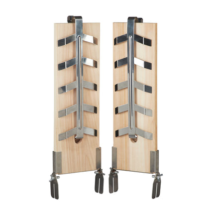 Grillplanke ganzer gegrillter Lachs Seite 2er Set