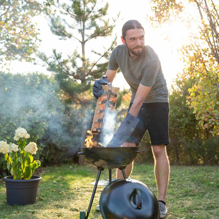 Grillplanke ganzer gegrillter Lachs Seite 2er Set