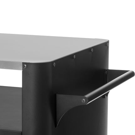 Grilltisch Schwarz 135 x 60 x 90 cm