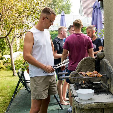 Grillzangen aus Edelstahl, 3er-Set
