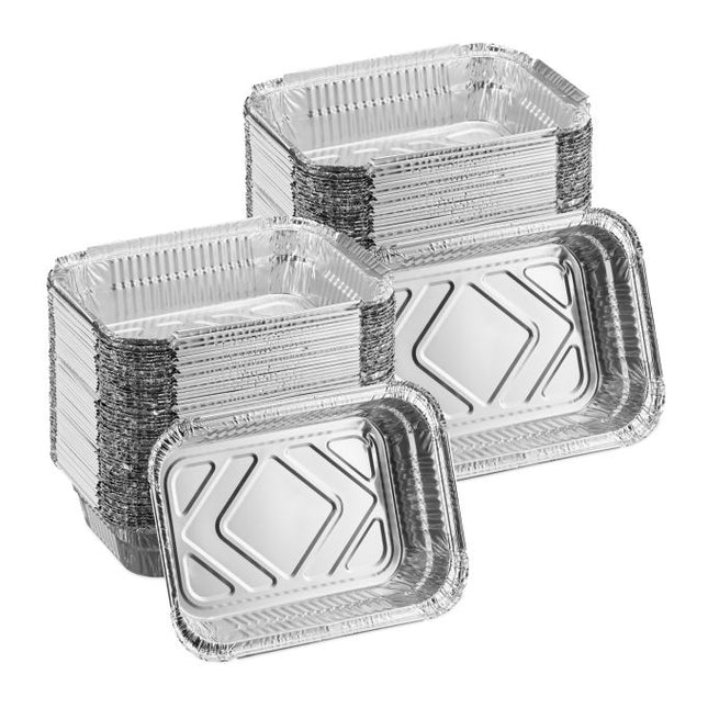 Grillschalen aus Aluminium, 100er Set