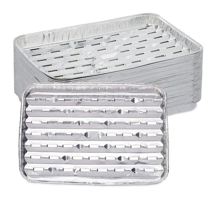 Grill tray in aluminium, set of 40 pcs