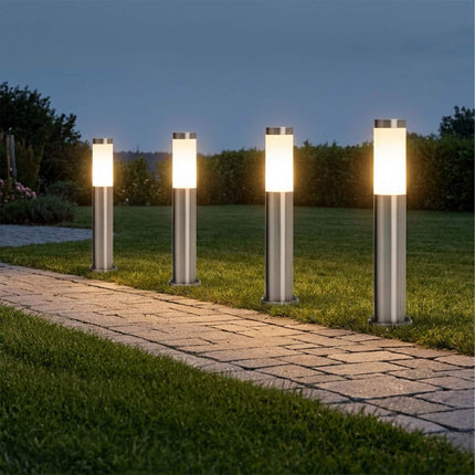 Ground Anchors for Garden Lights, Set of 4, Black