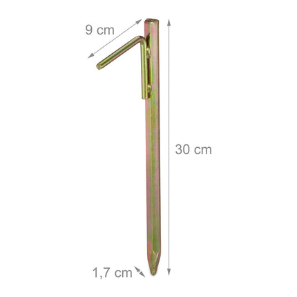 Zemní kotva 30 cm, sada 6 ks