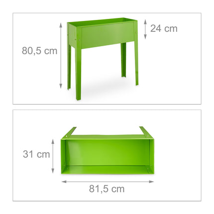 Growing box narrow metal
