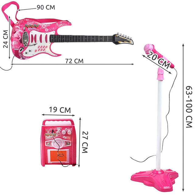 Gitarre + Mikrofon + Verstärker Rose 22407 