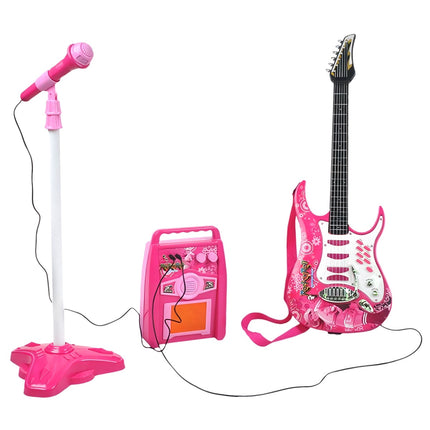 Guitare + micro + ampli rose 22407 