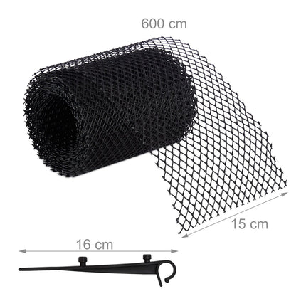 Gutter Leaf Guard, 6m – Easy Install, Adjustable
