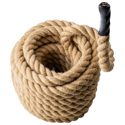 Gym Climbing Rope, 1 Inch x 50 Ft, Hemp Jute, 500 lb