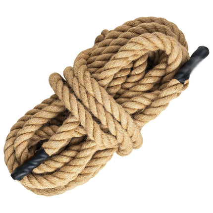 Gym Climbing Rope, 1 Inch x 50 Ft, Hemp Jute, 500 lb