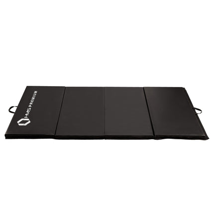 Gymnastic Foldable Mattress, 2400x1200mm, Black
