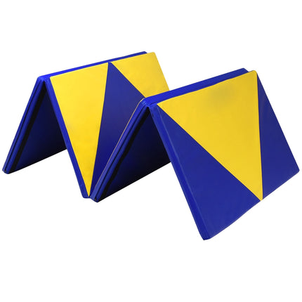 Gymnastics Mat, Foldable PU Leather, 300x120x5 cm