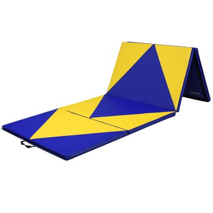 Gymnastics Mat, Foldable PU Leather, 300x120x5 cm