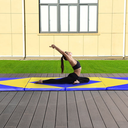 Gymnastics Mat, Foldable PU Leather, 300x120x5 cm