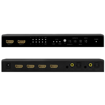 HDMI-Matrixschalter 4K/60Hz ARC HDCP HDR CEC