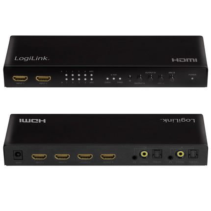 HDMI-Matrixschalter 4K/60Hz ARC HDCP HDR CEC