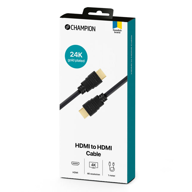 HDMI-Kabel Ha-Ha Schwarz 1,0 m