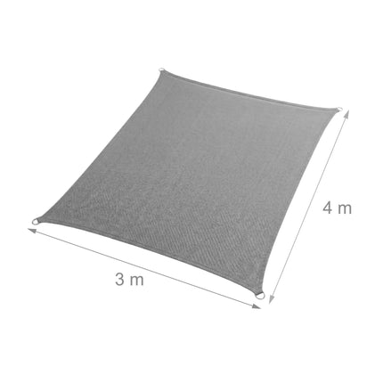 HDPE-Sonnensegel mit Ösen – Sonnenschutz, verschiedene Größen