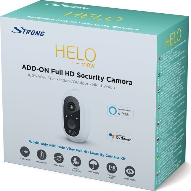 HELO IP-Kamera-Erweiterung 1080p Innen/Außen Verkabelt