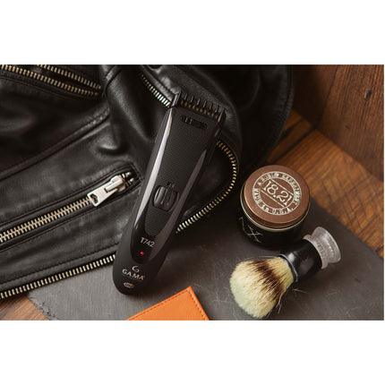 Tondeuse à cheveux noire en titane T742