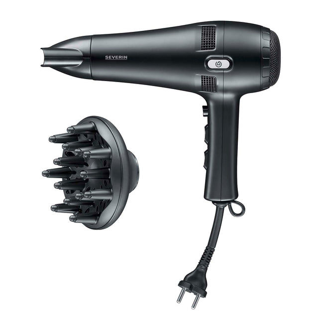 Hair Dryer with Cord Reel, 2100W, 2 Speeds, 3 Heat Settings