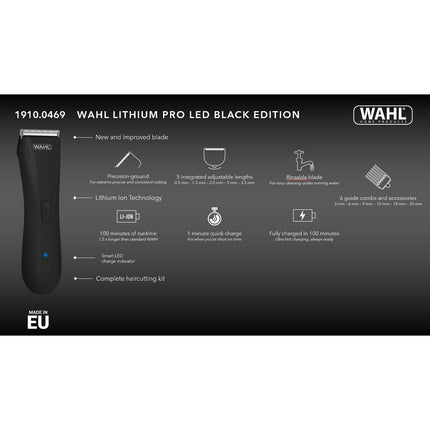 Zastřihovač vlasů Lithium Pro LED BLACK EDITION