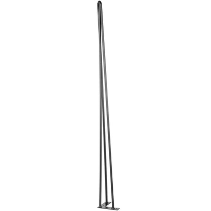 Hairpin Table Legs, 36 Inch Black, Set of 4, 3-Rod