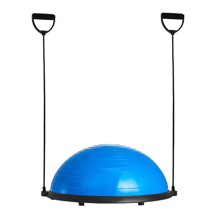 Half Exercise Ball Balance Trainer, 23-Inch, Bands, Pump