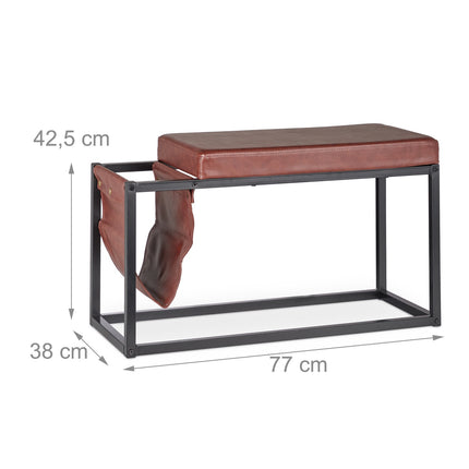 Banc d'entrée avec poche