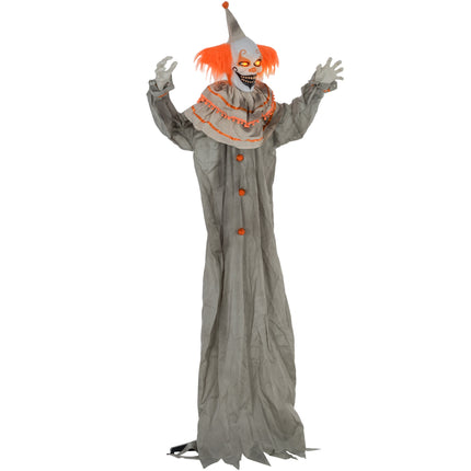 Halloween-Clown-Dekoration, berührungsaktiviert, leuchtende Augen