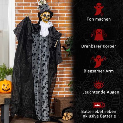 Halloween Ghost Groom with Sound & Light Effects, 189 cm