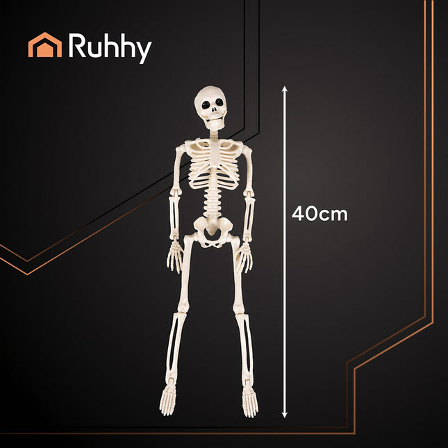 Halloween Skeleton Decoration, 40cm, Movable Limbs
