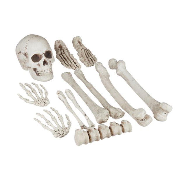 Halloween Skeleton Decoration Set – 12 Bones