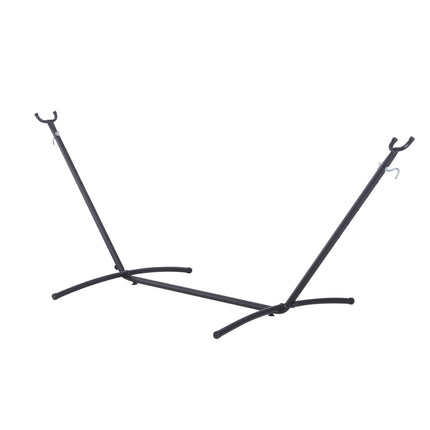 Metall-Hängematte mit Haken - 280 x 120 x 110 cm, 120 kg Tragkraft