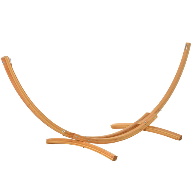 Kiefernhängematte mit Zugseil, 325 x 120 x 118 cm