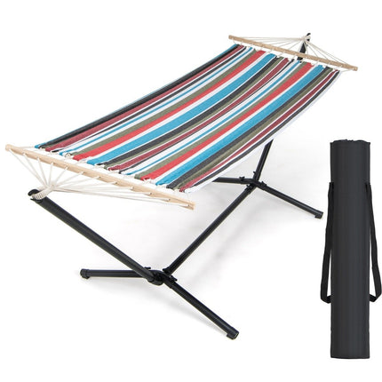 Hängematte mit Ständer &amp; Tragetasche &amp; weicher Schlafmatte Outdoor-Hängemattenbett